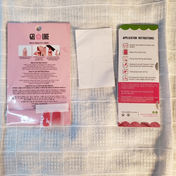 3 diffetent setsSplatter design nail polish strips - Picture 7 of 9